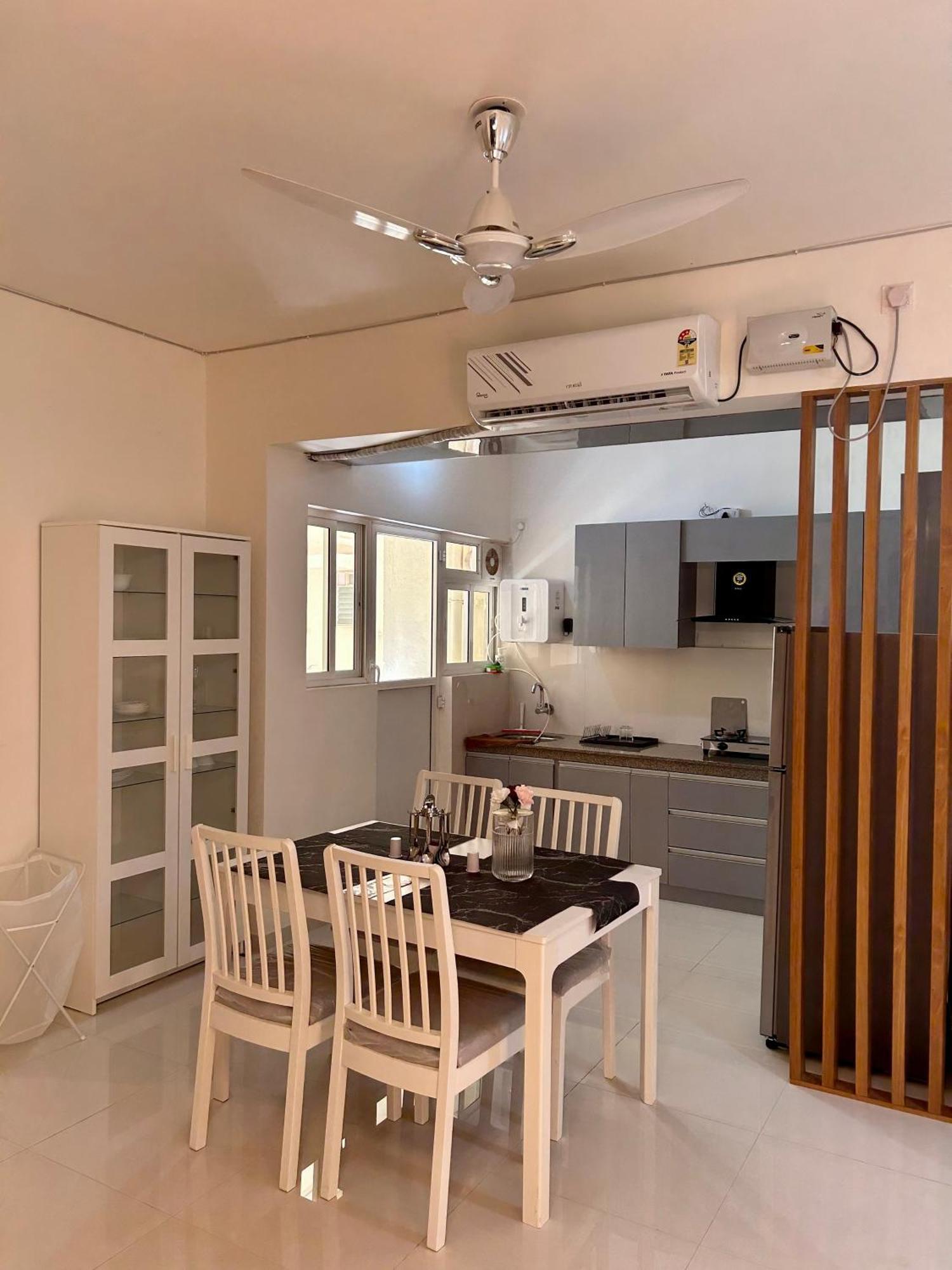 Pool And Garden View Good Stay Premium 2 Bhk Flat 104 Dabolim Buitenkant foto